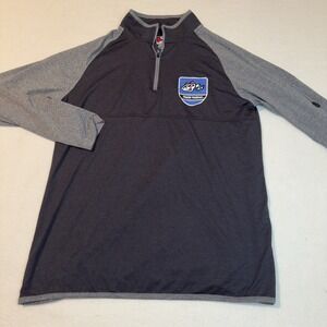 Rocket City Trash Pandas MiLB Baseball New Era Quarter Zip Men's Medium Minors